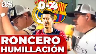 El CALVARIO de RONCERO en el REAL MADRID  BARCELONA 04 SUFRIMIENTO TOTAL  REACCIÓN RONCERO [upl. by Puglia]