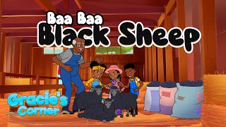 Baa Baa Black Sheep  Counting with Gracie’s Corner  Nursery Rhymes  Kids Songs [upl. by Nayrbo]