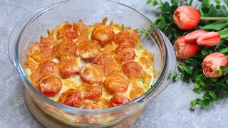 Ich habe noch nie so leckeren Sellerie gegessen Überbackener Staudensellerie mit Tomaten im Ofen [upl. by Zucker448]