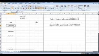 Free Online Bookkeeping Course 10  Profit and Loss Statement [upl. by Attenreb]