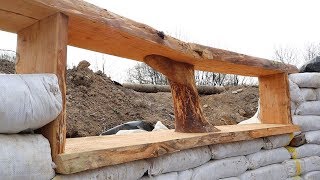 Off Grid Earthbag Workshop Part 20 Curved Window Frame [upl. by Drofkcor830]