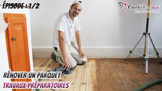 Préparer Et Poncer Un Parquet Avant De Le Vitrifier [upl. by Darom934]