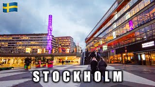 Autumn in Stockholm Sweden  City Walk 4K 60FPS [upl. by Ytsanyd]