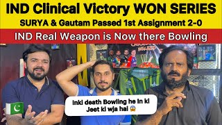 IND CLINICAL Victory vs SL Won Series 🛑 Surya amp Gautam Passed  Pakistani Reaction on IND win vs SL [upl. by Eidahs578]