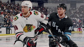 NHL 25 Gameplay PS5  Utah Hockey Club vs Chicago Blackhawks Full Game [upl. by Lowis]