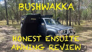 HONEST REVIEW  BUSHWAKKA SHOWER ENSUITE AWNING [upl. by Jens]