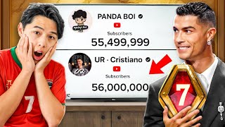 CRISTIANO RONALDO SURPASSED ME IN SUBSCRIBERS [upl. by Eanahs112]