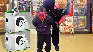 kid caught STEALING BRAND NEW XBOX BIG MISTAKE [upl. by Norri]