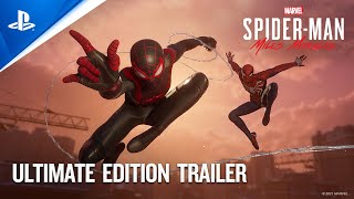 Marvels SpiderMan Miles Morales  Ultimate Edition Trailer  PS5 [upl. by Isidro12]