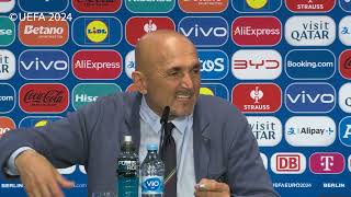 SvizzeraItalia 20 Spalletti sulla figuraccia degli Azzurri a Euro 2024 in conferenza stampa [upl. by Lauer]