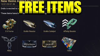 ALL CLAIMED  Free Warframe Promo Code Packs Forma Orokin Catalyst Reactor Booster Hikou Bundle [upl. by Ettevey]