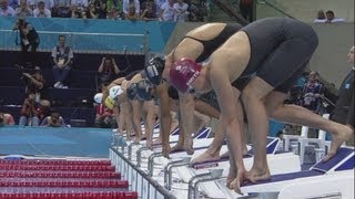 Womens Swimming 50m Freestyle  SemiFinals  London 2012 Olympics [upl. by Elreath]