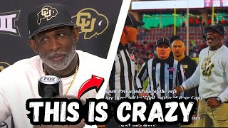 Deion Sanders is going VIRAL after ALTERCATION with Referee [upl. by Etteinotna926]