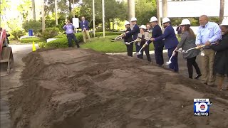 Broward County supervisor of elections office celebrates ground breaking [upl. by Yrruc]