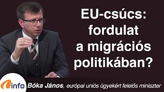 EUcsúcs fordulat a migrációs politikában Bóka János Inforádió Aréna [upl. by Ennailuj]