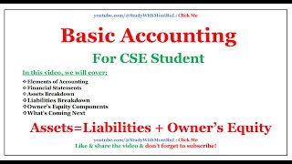 Basic Accounting  Elements of Accounting  2024 [upl. by Aenej]