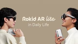 A Kickstarter Project We Love Rokid AR Lite Your First AR Glasses For Spatial Computing [upl. by Lacagnia]