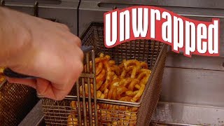 How Arbys Curly Fries Are Made from Unwrapped  Unwrapped  Food Network [upl. by Haeli]