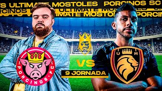 PORCINOS vs ULTIMATE MOSTOLES 9ª JORNADA KINGS LEAGUE IBAI vs DjMaRiiO [upl. by Ayotl]