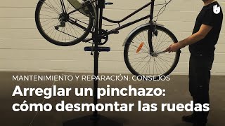 Cómo desmontar las ruedas  Repara tu bici [upl. by Ovatsug]