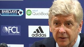 Arsene Wenger Gets Angry After Repeated Questions About Wenger Out Banners [upl. by Einolem]