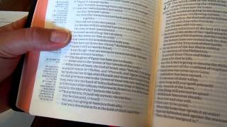 Bible Review Cambridge Clarion Reference Bible NASB Goatskin Leather [upl. by Hizar]