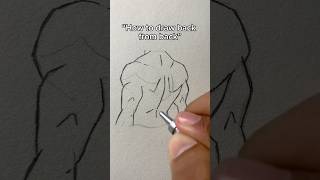 How to draw back from back view [upl. by Ahsikal]