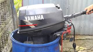 Yamaha 20 hp outboard motor 2 stroke dwusuw [upl. by Schlessel883]