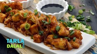 चिली पनीर स्टीर फ्राई रेसिपी Chilli Paneer Stirfry Recipe by Tarla Dalal [upl. by Notnats]