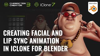 Blender Character Pipeline 4  Creating Facial and Lip Sync Animation in iClone for Blender [upl. by Ahsoj]