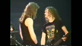 Metallica Fail  Jason Pisses Off James in 1992 Seek And Destroy [upl. by Fay]