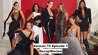 The Real Housewives of New York S15 Ep1 RecapReview  Who Is The Real Pot Stirrer [upl. by Analart]