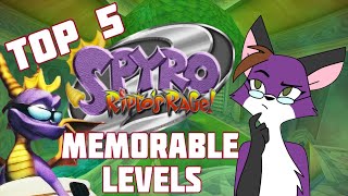 Spyro 2 Top 5 BEST Levels [upl. by Skilken]