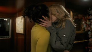 Killing Eve  Villanelle and Eve  second kiss  boat scene [upl. by Nidnarb]