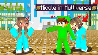 MICOLE Gets JELOUS From Another MICOLE in MULTIVERSE  Micole VS Micole KALDAG BATTLE😂  Minecraft [upl. by Ona]