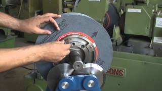 CENTERLESS GRINDING WHEEL BALANCING  BHAGWANSONS CENTERLESS GRINDERS [upl. by Cr983]