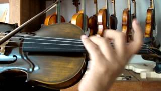 Violino Modelo Strad Escuro Ajuste Luthier Carlos Joseph [upl. by Nnahgaem]