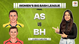 AS W vs BH W Dream11 Prediction  Womens Big Bash League T20  AS W vs BH W Fantasy Prediction [upl. by Nylloh61]