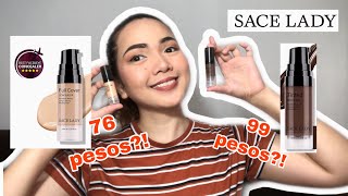 SACE LADY FULL COVER CONCEALER AND TINTED EYEBROW GEL REVIEW  MAGANDA NGA BA 🤔🤔  MISS D [upl. by Ponton692]