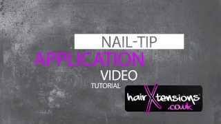 How to Apply Pre Bonded Nail Tip  UTip Hair Extensions Tutorial  HairXtensionscouk [upl. by Gorges]