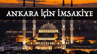 2022 Ramazan imsakiyesi Ankara için 30 günlük iftar saati ve sahur saatleri [upl. by Elrebmik]