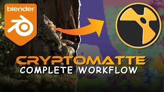 BLENDER CRYPTOMATTE workflow  Complete HINDI Tutorial [upl. by Ayouqes]