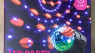 FIRST TIME SURPRISE LED Disco PARTY Projector for you exoticsnacks exoticdrinks snackseries [upl. by Amias634]