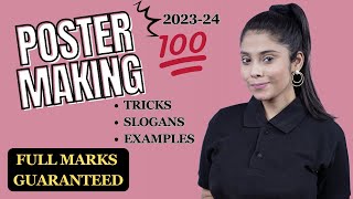 Poster Writing class 1112  Poster Writing in English  Format  Tricks amp Slogans  202324 [upl. by Thagard]