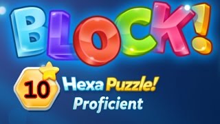 BLOCK Hexa Puzzle Proficient Level 10 Basic  Lösung Solution Walkthrough [upl. by Groscr]