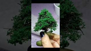 🌿Cómo hacer los mejores árboles en miniatura para tus maquetas o belenes😍 manualidades [upl. by Haikezeh83]