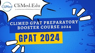 Biochem Biotech amp Cognosy  Class 7 2342024  CliMed GPAT Preparatory Booster Course 2024 [upl. by Eelidnarb]