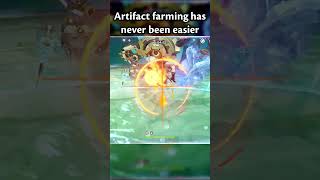 ARTIFACT FARMING HAS NEVER BEEN EASIER genshinimpact genshin furina shorts [upl. by Kareem150]