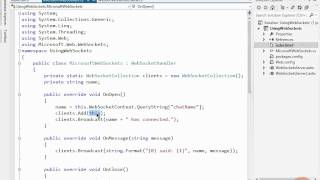 Use ASPNET 45 WebSockets the easy way [upl. by Suzetta]