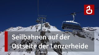 Seilbahnen LenzerheideValbella Ostseite [upl. by Ardnasil641]